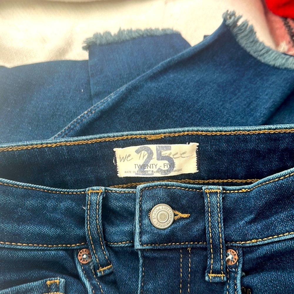 Free people size 25 Indigo Jeggings